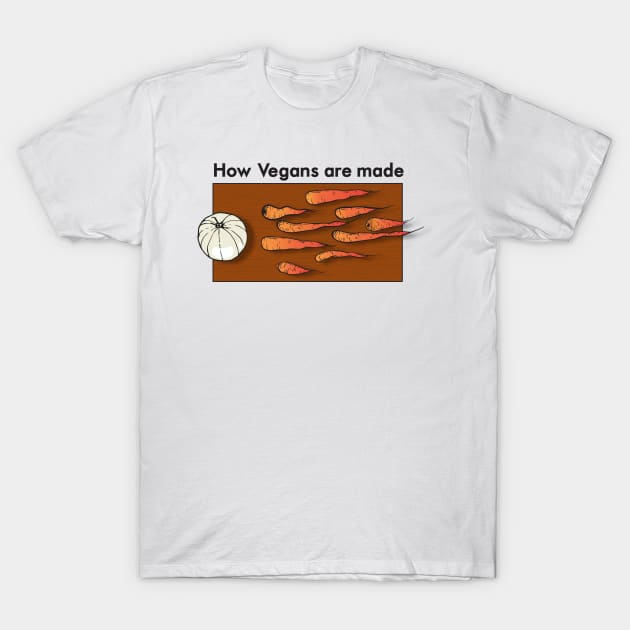 How vegans are made T-Shirt by silvercloud